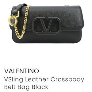 VALENTINO
VSling Leather Crossbody and 
Belt Bag Black